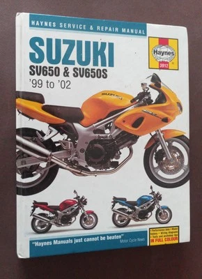 SUZUKI SV650 AND SV650S - SERVICE AND REPAIR MANUAL - ENGLISH LANGUAGE - Immagine 1 di 4