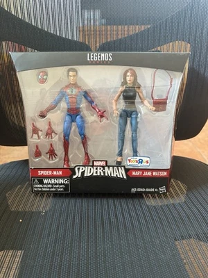 漫威传奇蜘蛛侠玛丽·简·沃森 2 件装玩具反斗城独家密封 — 第 1/4 张图片