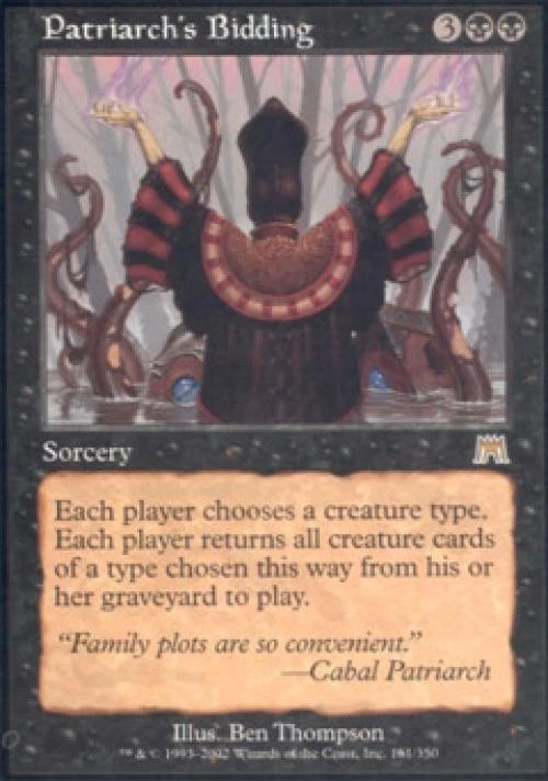 Patriarch's Bidding -Foil Medium Play MTG Onslaught - Image 1 of 1