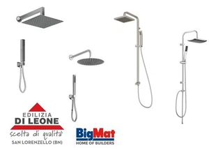 Kit doccia, braccio - soffione - doccetta-Colonna doccia quadro/tondo - Foto 1 di 5