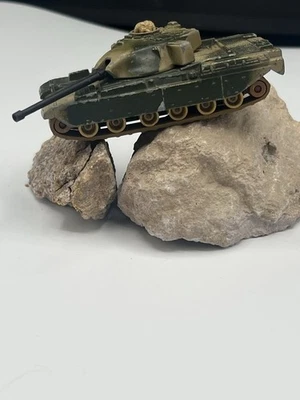 Matchbox Battle Kings K103 Chieftain Tank 1974 Army Green Camouflage Used Toy - Image 1 of 4