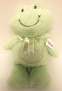 Gund DOTTERSWORTH Green FROG 13" Plush Polka Dots Stuffed Lovey Baby NEW! K2 - Picture 1 of 2