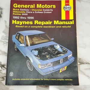 Manual de reparación General Motors Haynes 1982-1996 Century Celebrity Ciera Cutlass + - Imagen 1 de 5