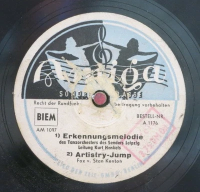Kurt Henkels 78 RPM /  Erkennungsmelodie / Artistry-Jump & Jack, ...(35-0525-MK) - Bild 1 von 2