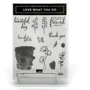 Stampin' Love What You Do Cling Stamps Friend Thank You Beautiful 148042 (13) - Picture 1 of 11