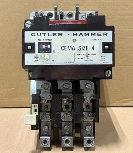 Cutler Hammer A10FNO Size 4 Motor Starter 135A Series CA1 120V COIL FLAWED LABEL - Picture 1 of 4