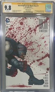 Dark Knight III Master Race #1 Miller Variant CGC SS 9.8 Signed Frank Miller - Picture 1 of 2