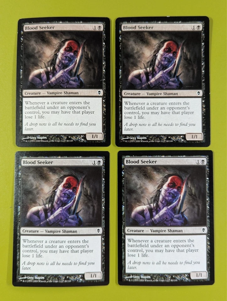 Blood Seeker x4 Zendikar Rising 4x Playset Magic the Gathering MTG - Image 1 of 1