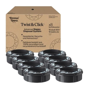 Tommee Tippee Twist & Click Advanced contenedor de pañales, cartuchos de recarga originales, - Imagen 1 de 10