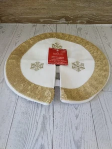 Ashland Christmas Mini Champagne Sequin Tree Skirt 10 in - Picture 1 of 4