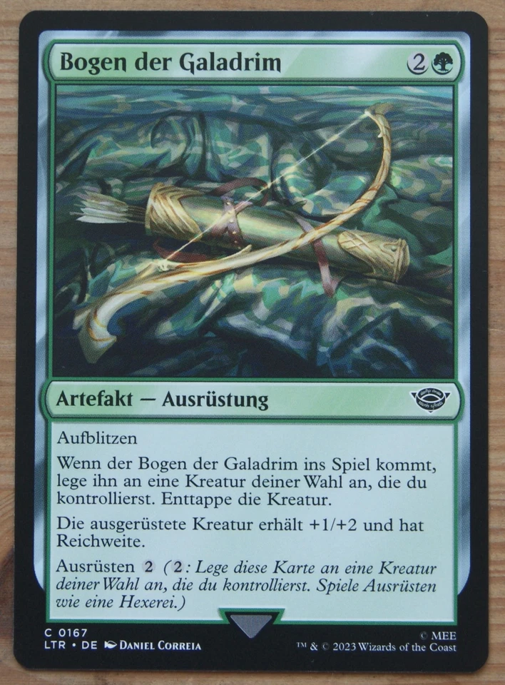 Magic The Gathering  Herr der Ringe  Bogen der Galadrim  167  DE - Bild 1 von 1