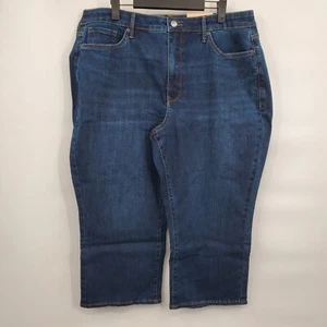 NYDJ Joni High Rise Relaxed Capri Denim Pants Women Size 16 WP NWT Lift X Tuck - Picture 1 of 15