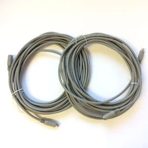 Menge 2 L-Com DK226MF-25 Verlängerungskabel, Mini DIN 6 Stecker auf Buchse, 25' lang - Bild 1 von 5