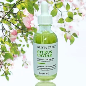 OLIVIA CARE AGRUMI CAVIALE VITAMINA C OLIO VISO ACIDO IALURONICO 2 OZ - Foto 1 di 7