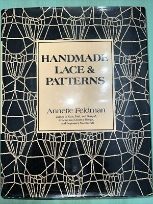 Handmade Lace & Patterns By Annette Feldman VTG Crochet Hairpin Knitting Tatting - Image 1 of 4