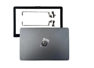 Für HP 250 G6 255 G6 Modell 3168NGW LCD Rückseite Abdeckung Top Deckel Scharniere Set und Lünette - Bild 1 von 4
