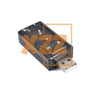 1 SZT NOWY 1X Mini USB2.0 7.1 kanałowa karta dźwiękowa audio adapter dźwiękowy do laptopa PC - Zdjęcie 1 z 4