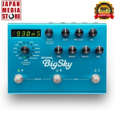 Strymon BigSky Multi Reverb Guitar Effects Pedal Brand NEW 100% Genuine - Image 1 of 4
