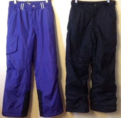 Pantalones de nieve negros Columbia Outgrown 14/16 para jóvenes Foto 1 de 4