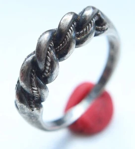 Vintage Silver Ethnic Finger Ring "Namejs" 6.29 gram - Picture 1 of 6