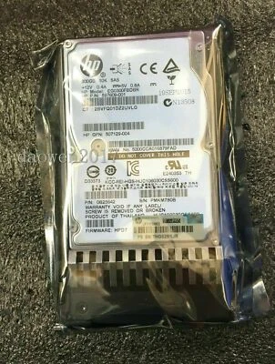 HP 507127-B21 507284-001 300G 2.5 6Gb 10K SAS hard drive with shelf - Image 1 of 4