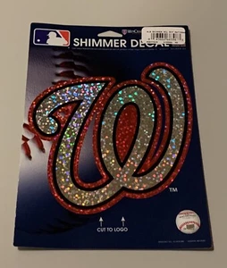 Washington Nationals Officially Licensed 5 X 7 MLB Shimmer Decal By WinCraft! - Picture 1 of 1