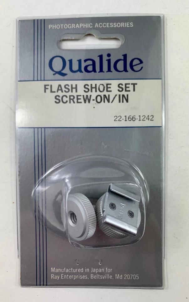 Qualide Flash Shoe Set Screw On/In  NOS Nade In Japan   P5 - Image 1 of 1