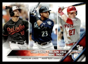 2016 Topps #26 American League Home Run Leaders LL - Picture 1 of 2