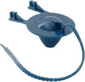 Eastman 48551 Universal Toilet Tank Flapper with Fiber Strap, 2 inch, Blue - Picture 1 of 2