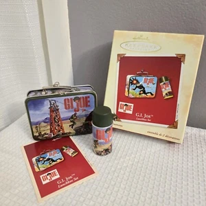 G.I. JOE LUNCHBOX THERMOS Christmas Ornament Hallmark Keepsake 2002 Collectible  - Picture 1 of 8