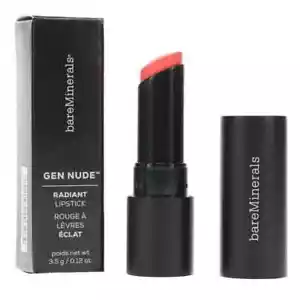 bareMinerals Gen Nude Radiant Lipstick Srsly Red Full Size 0.12oz New In Box - Picture 1 of 1