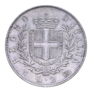 2 LIRE 1863 NAPOLI STEMMA VITT. EMANUELE II - Picture 1 of 2