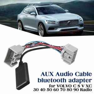 Car Music Audio Adapter Aux Cable Fit For VOLVO C S V XC 30 40 50 60 70 80 90 - Zdjęcie 1 z 6
