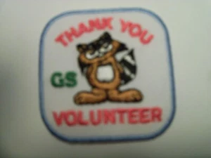 Girl Scout Vintage Patch - Thank You GS Volunteer - Picture 1 of 1