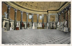 10163 Postcard: Statuary Hall, U.S. Capitol, Washington, DC - Picture 1 of 2