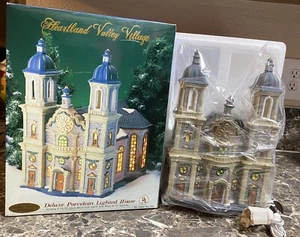 O'Well 2000 Heartland Valley Village Deluxe Porcelain Church Open Box New - Picture 1 of 12