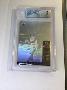 1996-97 Collector's Choice International Jordan MJ5 Jordan's Journal BGS 9 Fehler - Bild 1 von 6