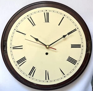 Original Revamped Railway Clock Dial With Modern Movement - Picture 1 of 6