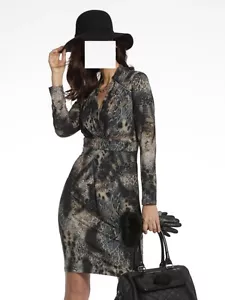 APANAGE ANIMAL PRINT WICKEL KLEID TAUPE- BLAU GR. 46, GR. 48 0613771998 - Bild 1 von 1
