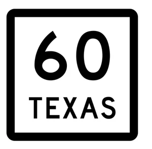 Texas State Highway 60 Aufkleber Sticker R2361 Highway Schild - Bild 1 von 1