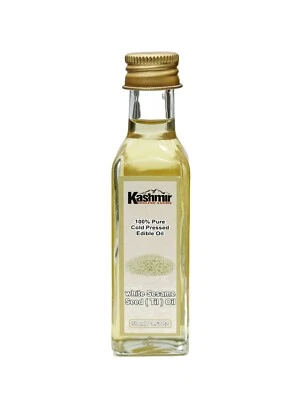 100% Pure And Natural Cold Pressed Press Edible White Sesame Oil 50ML. - Image 1 of 3