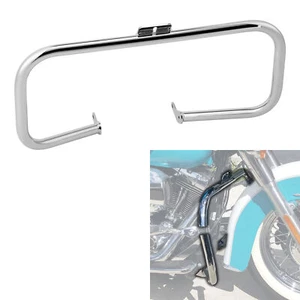 Chrome 1 1/4" Engine Guard Crash Bar Fit For Harley Softail Deluxe FLSTN 2005-17 - Bild 1 von 14