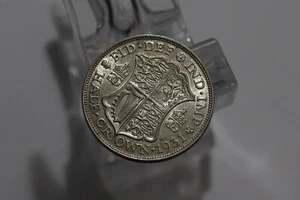 🧭 🇬🇧 UK GB HALF CROWN 1931 SILVER HIGH GRADE GEORGE V B59 #3061 - Picture 1 of 4