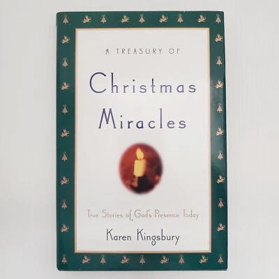 A Treasury of Christmas Miracles Book True Stories Kingsbury Hardcover Holiday - Image 1 of 4