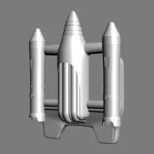 The Armorer Mandalorian custom jetpack for 4" 6" 7" 12" Star Wars figures - Picture 1 of 1