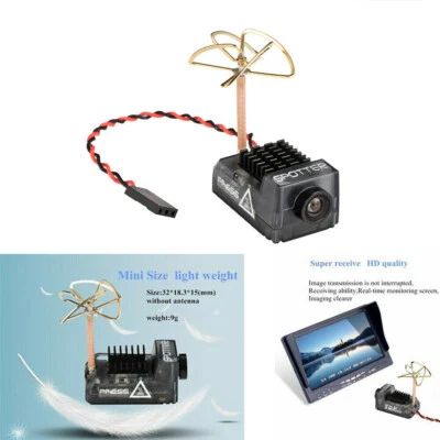40CH 5.8G Micro AIO FPV 700TVL Camera 20-200mW Switchable and Transmitter for RC - Image 1 of 4
