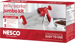 Jumbo Dry Beef Jerky Kit Original Geschmack Gewürz Kur Jerky Gun Sticks Streifen - Bild 1 von 12