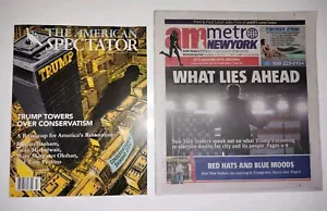 The American Spectator Magazine Newspaper DONALD TRUMP Win President AM Metro NY - Picture 1 of 9
