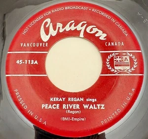 Keray Regan Peace River Waltz / High Wind on the Prairie 45 Country Aragon 113 - Bild 1 von 6