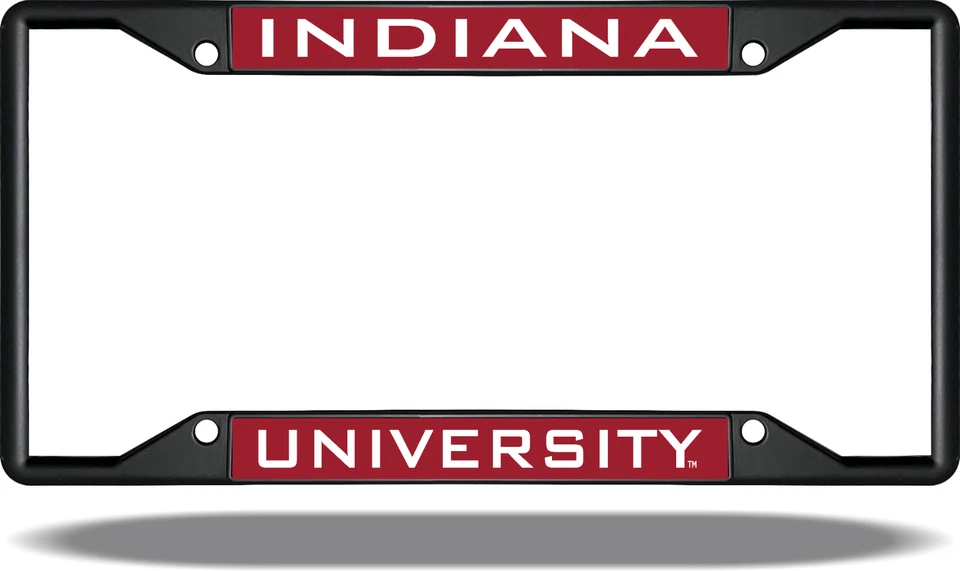 Indiana University Black License Plate Frame - Image 1 of 1